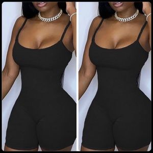 BLACK hot girl romper